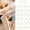 Gold D, variant on Fashion Double Chain Stacking 26 Letters Gold Stainless Steel Bracelet Initials Accessory for Women Jewelry Chain Bangle, 17-22 cm, White