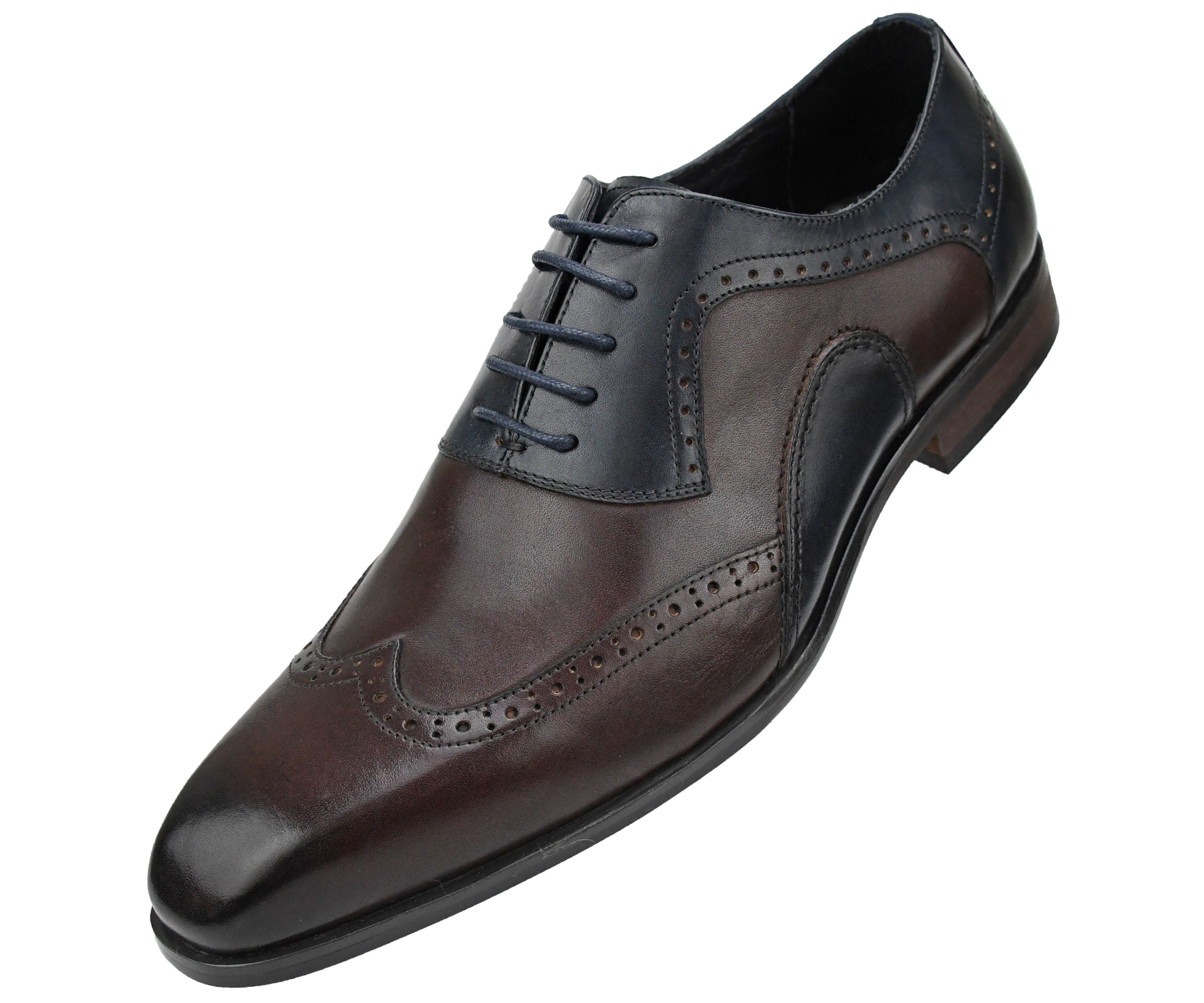 asher leather wingtip boot