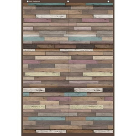 UPC: 0088231903260 | Teacher Created Resources Reclaimed Wood 6 Pocket Chart Theme/Subject: Learning