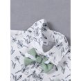 thumbnail image 5 of CARETOO Toddler Boy Clothes Suits Summer Formal Short Shirt Bowtie Suspender Shorts Cotton Fabric, 5 of 7