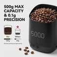 thumbnail image 3 of Espresso Scale and Digital Coffee Bean Dosing Cup with LED Display 500g/0.1g High Precision Fits 58mm Portafilter Rechargeable, 3 of 10