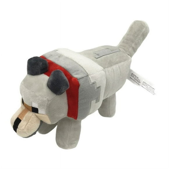 Plush Toys 13.7" Minecraft Wolf Plush Toy Stuffed Animal Plush Doll Collectible Plush Toy for Fans Baby Girl Boy Kids