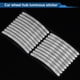 thumbnail image 5 of 20 Pcs Calcomanías para Llantas en Arco Decorativas para Llantas de Automóvil de 14-22" Blanco Reflectante PET, 5 of 6