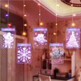 thumbnail image 3 of kurtrusly USB Powered Christmas Pattern String Light 3D Acrylique Signe Lampe Murale Fée Lampe Fenêtre Plafond Décoration, 3 of 8
