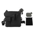 thumbnail image 1 of Outdoor Water Bottle 1.5L Large Capacity Portable Flat Camping Water Bottle with Waist Bag for Outdoor Sports Hiking Black, 1 of 4