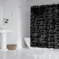 thumbnail image 2 of Math Equations Binary Code Blue Pattern Shower Curtain 72"x84" ,Bathroom Decorative Shower Curtains Set with 12 Hooks,Modern Waterproof Washable Shower Curtain, 2 of 6