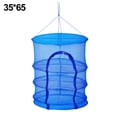 thumbnail image 1 of Hanging Storage Air Drying Net Foldable Mesh Vegetable fishing Dishes Mesh, 1 of 9