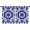 Blue and White, variant on Blackout Kids Curtains,Blue and White Pioneer Flower Childrens Insulated Curtains Set Of 2,Bedroom Essentials,Toddler Room Decor 42x54in(106x137cm)