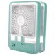 thumbnail image 4 of Ventilador de escritorio personal con niebla, luz LED de noche, ventilador de niebla eléctrico, ventilador portátil recargable por USB verde, 4 of 5