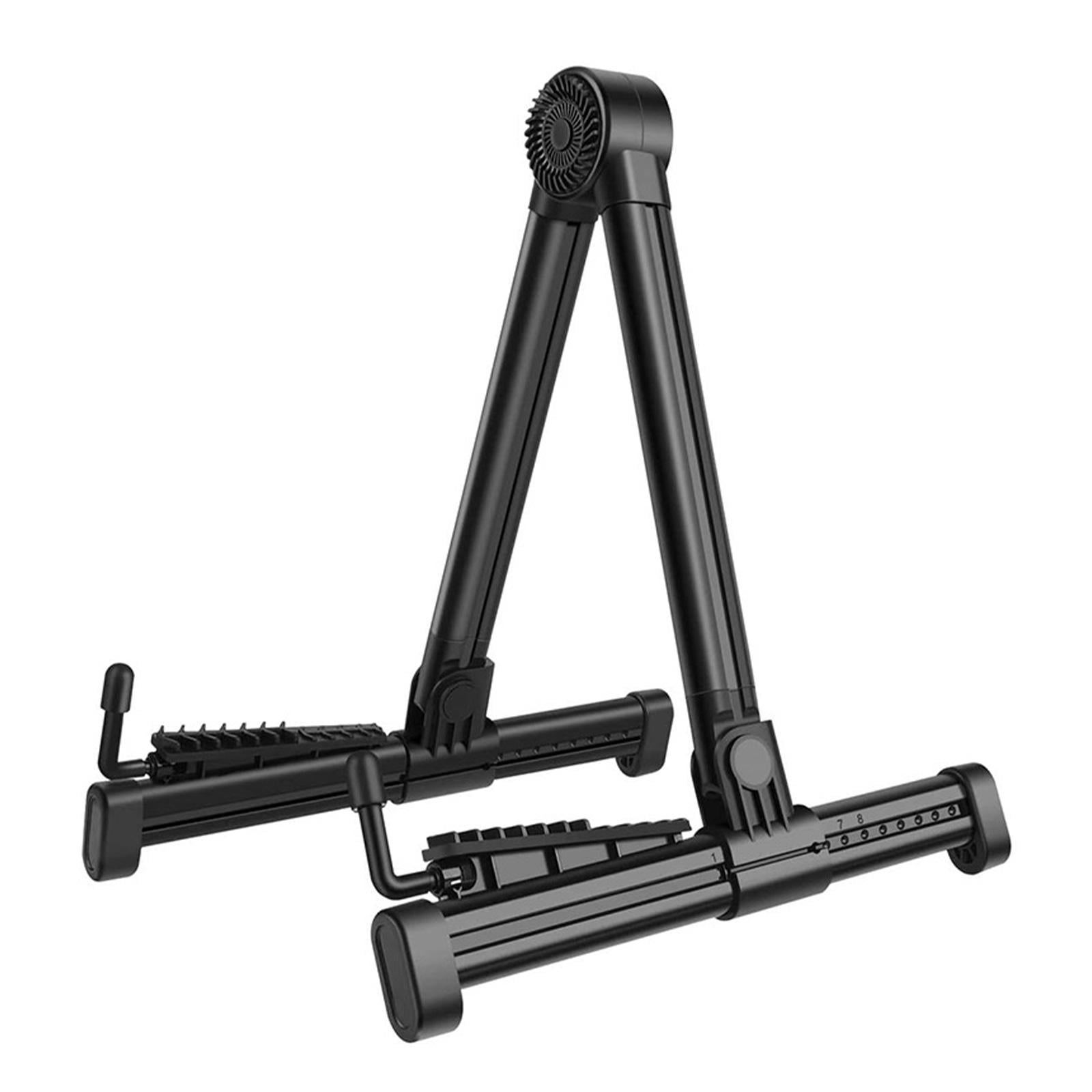 LeeQinersw Folding Guitar Stand Tripod Music Stand Folding Accessory Anti Slip Floor Guitar