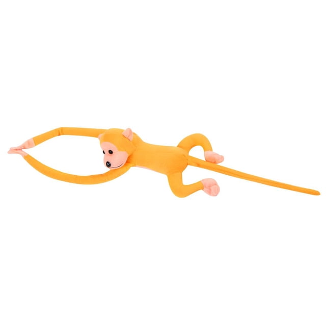 Mono Peluche Btafrte 60 Cm Colorido Mano Larga Juguete Peluche Amarillo