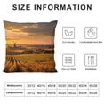 thumbnail image 5 of Orinice Sunset Graphic Decorative Cushion Throw Pillow Cover for Home Living Room Sofa Bedroom - Soft and Durable Autumn Style - 1PC 18x18in, 5 of 5