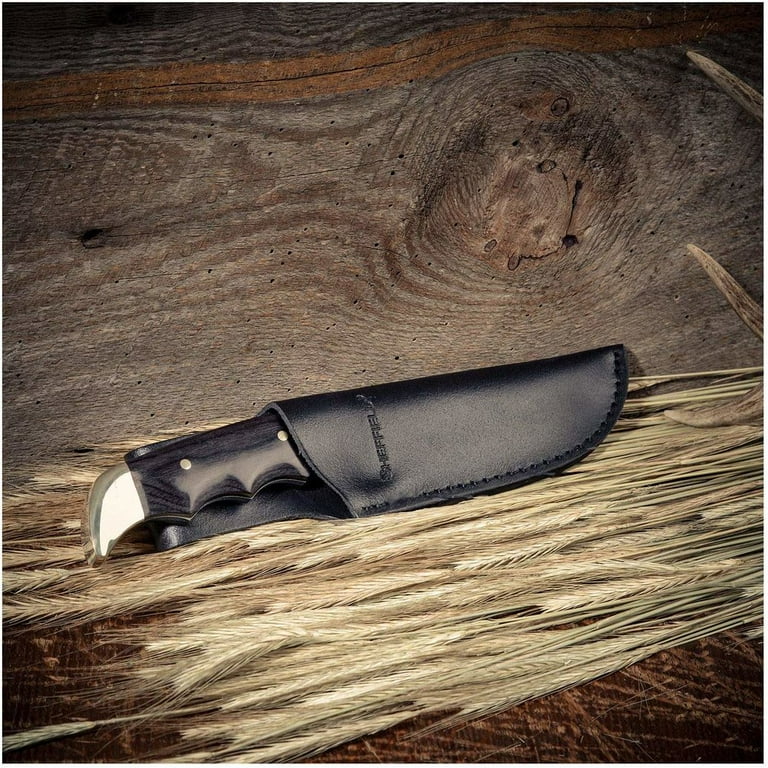 Sheffield Pakka Fixed Blade 4 in Pakkawood Handle Plain - Walmart.com
