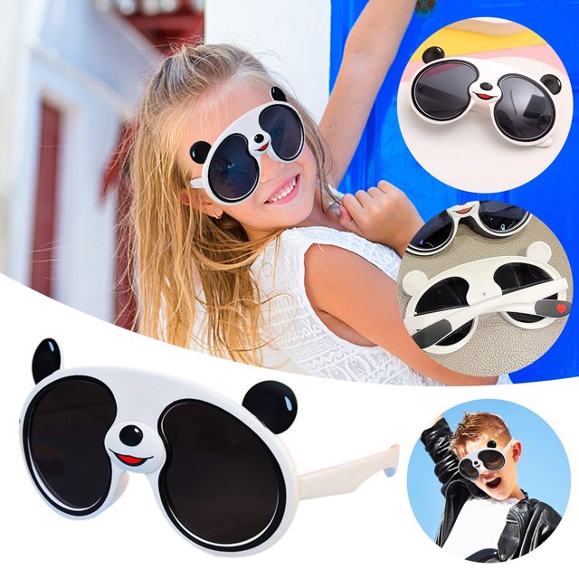 Gafas de sol para niños Gafas de sol con diseño de oso para bebés Gafas de sol con foto para niños Especificaciones del ojo solar
