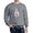 Graphite Gray, variant on - Pi Sigma Epsilon Colored Crest Sweatshirt - Crew Neck Sweatshirt