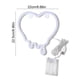 thumbnail image 3 of Lámpara decorativa de neón con forma de corazón | Letrero LED de San Valentín | Lámpara de mesa o colgante de pared con alimentación USB, 3 of 6