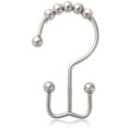 thumbnail image 3 of Kearding 12 ganchos para cortina de ducha, perchas para cortinas de habitación de Hotel, anillos colgantes para bañera, accesorios para interiores y Accesorios de baño Plata Kearding HA062211-01B, 3 of 6