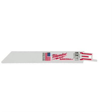 Milwaukee 48-00-5184 6" 18 TPI SAWZALL Saw Blade (5-Pack)