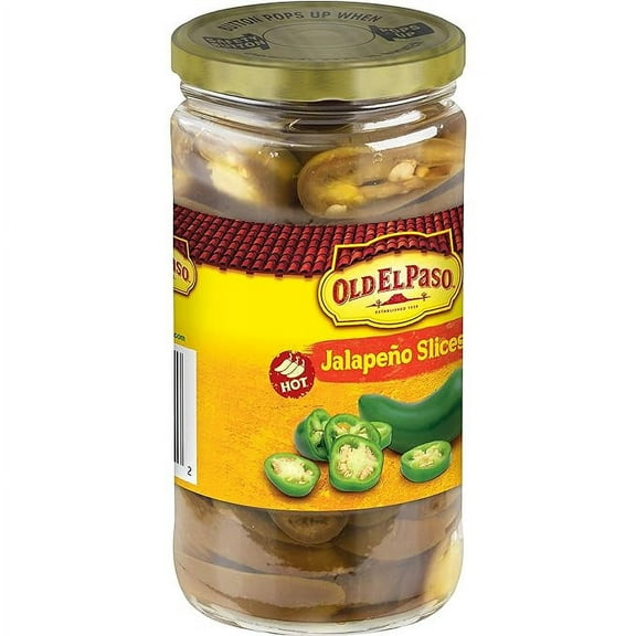 Old El Paso Hot Pickled Jalapeño Slices, 12 oz.