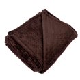 thumbnail image 3 of Plush Textured Waffle Knit 60”L x 50”W Lightweight Reversible Microfiber Sherpa Throw Blanket for Adults, Kids, Pets, Beds, Couches and Loveseats in Chocolate Brown, 3 of 9