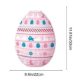 thumbnail image 2 of Pink Easter Paper Lantern Decor, Rabbit Chick Egg Pattern Hanging Lanterns, Party Backdrop Wall Decoration, Set Of 5 Assorted Designs For Indoor Outdoor, 2 of 7