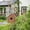 B, variant on House Bird Nest Courtyard Decoration Outdoor Bird House Garden Decoration,Bird House Stakes for Outside with Pole, Metal Bird House with Pole