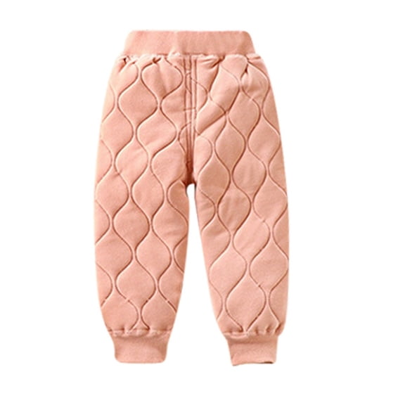 Usaibhir Toddler Boys Girls Sweatpants Elastic Waist Soft Winter Warm Jogger Pants for 2-8 Years