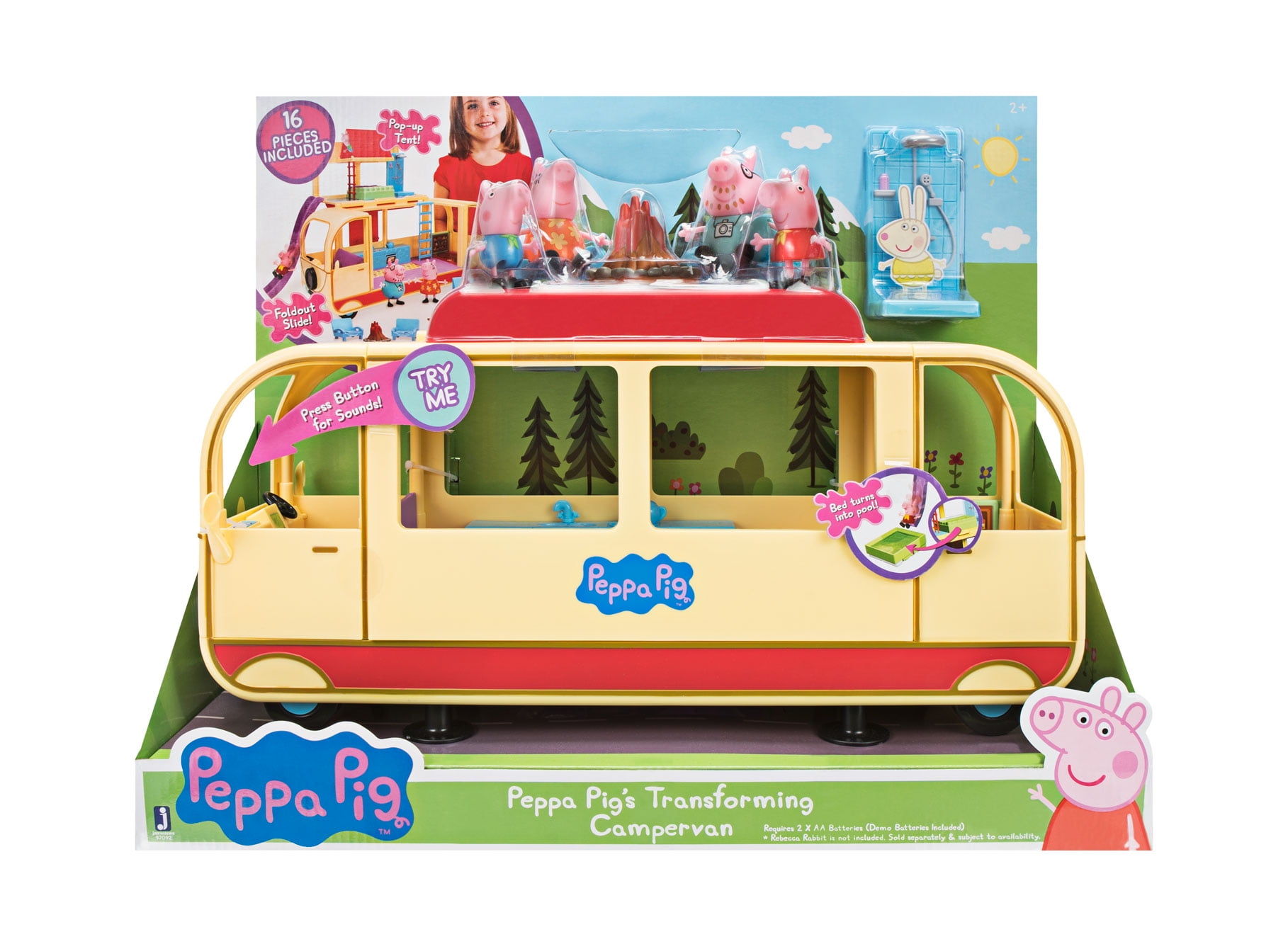 peppa pig caravan playset