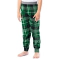 thumbnail image 5 of Fruit of the Loom Boy's Sleep Long Sleeve Top & Velour Fleece Pajama Set, 2-Piece, Sizes 4-16, 5 of 10