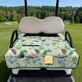 thumbnail image 2 of Xixirimido Golf Cart Seat Cover with 4 Pocket Quilted Golf Cart Seat Blanket Universal Club Car Seats Towel Fits 2-Person Carts Golf Carts Accessories, Golf Balls Hedgehog Cactus, 2 of 8