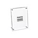thumbnail image 1 of Transparent Photo Frame Acrylic Picture Frame to Display Certificates and Photos with Metal Rack17.1 X 22.3 cm / 6.7 X 8.7 in, 1 of 3