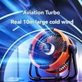 thumbnail image 4 of Ventilador de Camping con Gran Resistencia y Luz Multifuncional/Recargable/Control Remoto Inteligente Colgante de Doble Propósito B, 4 of 5