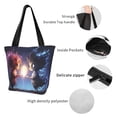 thumbnail image 3 of Kdxio Dreamy Forest Elf Women Reusable Grocery Bags Foldable Ripstop,Reusable Shopping Bags for Shopping,Gym,Gift, 3 of 5