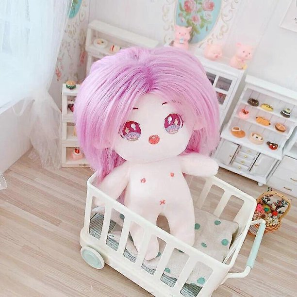 Muñeca de peluche súper linda para vestir a una niña, figura humana realista de peluche, vestido de novia, juguetes para parejas, muñeca ídolo con imagen para niños y niñas, solo muñeca sin tela, ro
