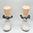 thumbnail image 3 of Miaouyo Toddler Girl Ruffles Ankle Socks Stretchy Breathable Plaid Lace Dress Socks, 3 of 9