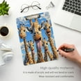 thumbnail image 4 of A Group Of Giraffes Acrylic Clipboards A4 Standard Size Clipboard 12.5" X 9" Clip Board for Office School Teacher Women Men, 4 of 8