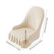 thumbnail image 3 of Funda elástica gruesa y cálida para silla | Protector elástico para asiento de comedor | Tejido de nailon y elastano lavable | Para decoración de cocinas, bodas y banquetes, 3 of 6