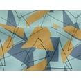 thumbnail image 4 of oneOone Viscose Jersey Fabric Rectangle & Triangle Geometric Print Fabric BTY 60 Inch Wide, 4 of 5
