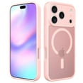 thumbnail image 1 of Designed for iPhone 17 Pro Max Magnetic Phone Case,Precision Lens Hole Protection,Compatible with Mag-Safe,Ultra Slim,Shockproof Anti-Scratch Anti-fall Translucent Matte Phone Case,Pink, 1 of 6
