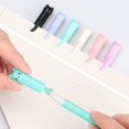 thumbnail image 3 of Paquete de 6 bolígrafos de tinta de gel de colores con forma de gatos lindos Kawaii liwang tinta negra 0.5mm, 3 of 5
