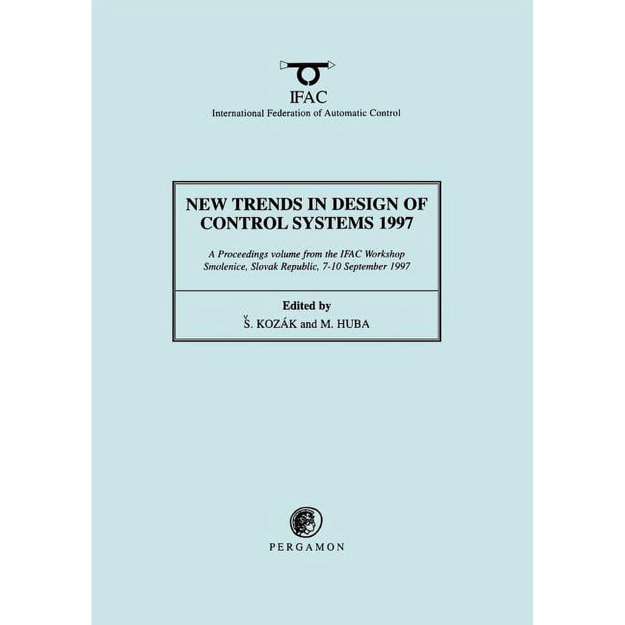 Ifac Proceedings Volumes New Trends in Design of Control Systems 1997 (Paperback)
