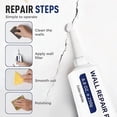 thumbnail image 3 of 2026 New Drywall Patch Repair Kit with Scraper, Wall Mending Agent White Spackle Wall Repair Paste Wall Repair Agent Tile Gap Filler for Holes Cracks Nail Holes, Dents Small Damage, 3 of 7
