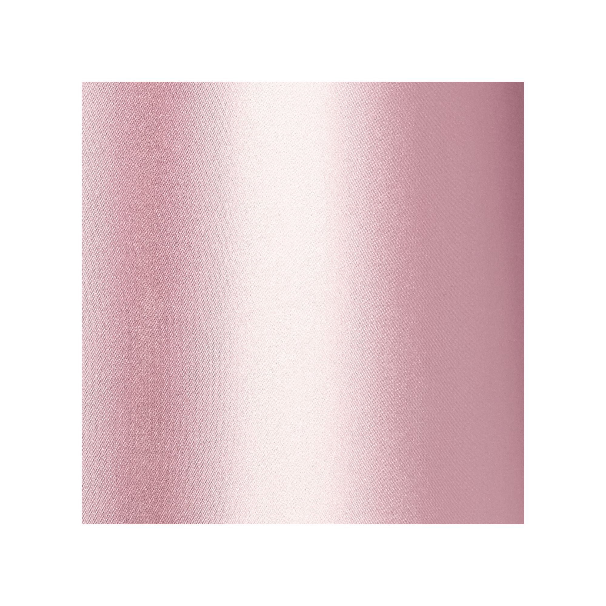 Springcrest Sydnee Pale Pink Satin Medium Drum Lamp Shade 14" Top x 16" Bottom x 11" Slant (Spider) Replacement with Harp and Finial