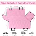 thumbnail image 2 of Cubierta Impermeable NECKORY para Asiento Trasero de Perro Rosa Talla L, 2 of 7