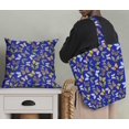 thumbnail image 5 of Soimoi Blue polyester Crepe Fabric Colorful Butterfly Print Sewing Fabric Yard 52 Inch Wide, 5 of 5