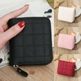 thumbnail image 5 of Small Wallets for Women Faux Leather RFID Blocking Bifold Zipper Pocket Mini Card Holder Case Coin Purse, 5 of 5