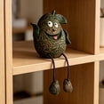 thumbnail image 4 of ZhangC Fruit Resin Shelf Sitter Figurines with Flexible Dangling Legs, Whimsical Hanging Edge Statues, Cute Fruit Character Desktop Ornaments for Bookshelf Windowsill Tabletop Indoor Home, 4 of 8