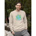 thumbnail image 2 of Rainbow Hope Collection C. Sweatshirt Men -June Erica Vess Designs, Male x-Large, 2 of 4