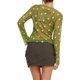 thumbnail image 4 of Sunloudy, blusas de manga larga para mujer, color sólido/bordado de flores/estampado de patrón, blusa estilo cárdigan con lazo frontal, blusas informales Sunloudy moda, 4 of 6