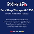 thumbnail image 4 of Kolcraft Pure Sleep Therapeutic 150 Baby Crib/Toddler Mattress, 4 of 9